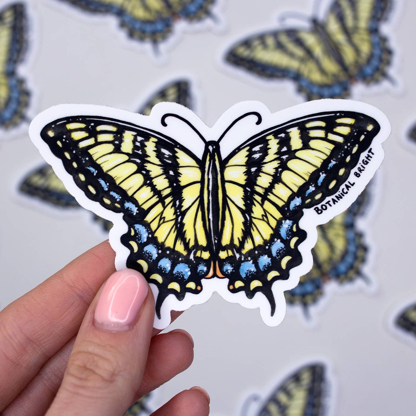 Swallowtail Butterfly Sticker - Waterproof Vinyl