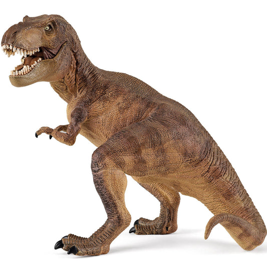 Tyrannosaurus Rex Dinosaur Figure - Hand Painted Collectible T-Rex Toy Figurine - Papo 55001