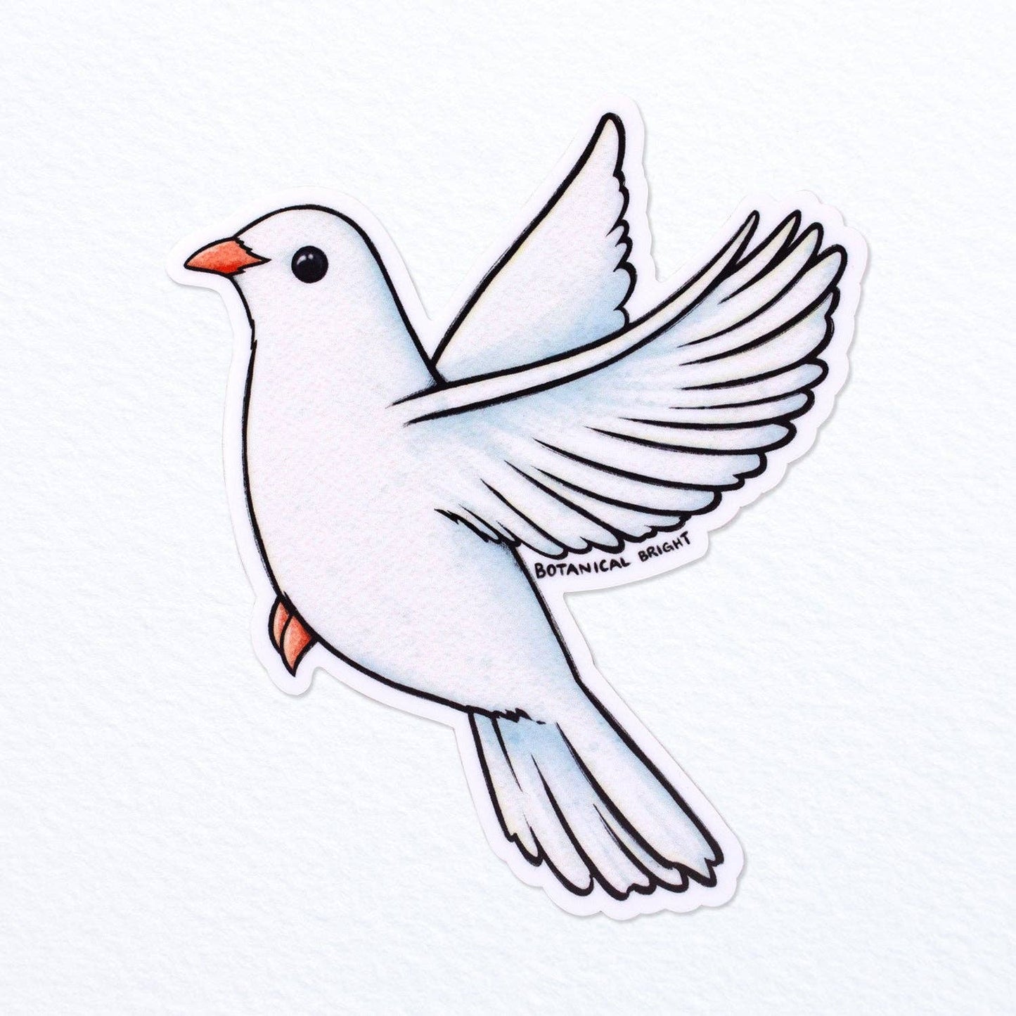Dove Bird Sticker - Waterproof Vinyl