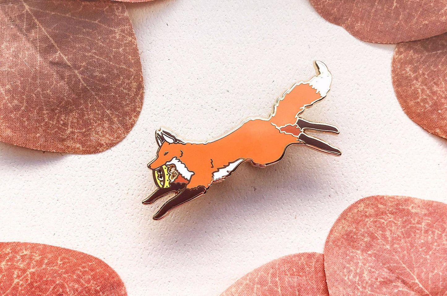 Red Fox Usurper Enamel Pin