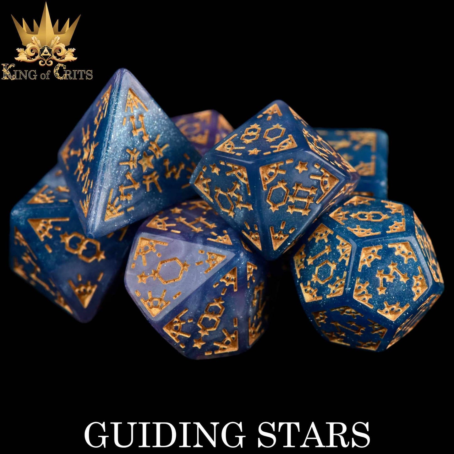 Dice Set - Guiding Stars - 7 Acrylic Set