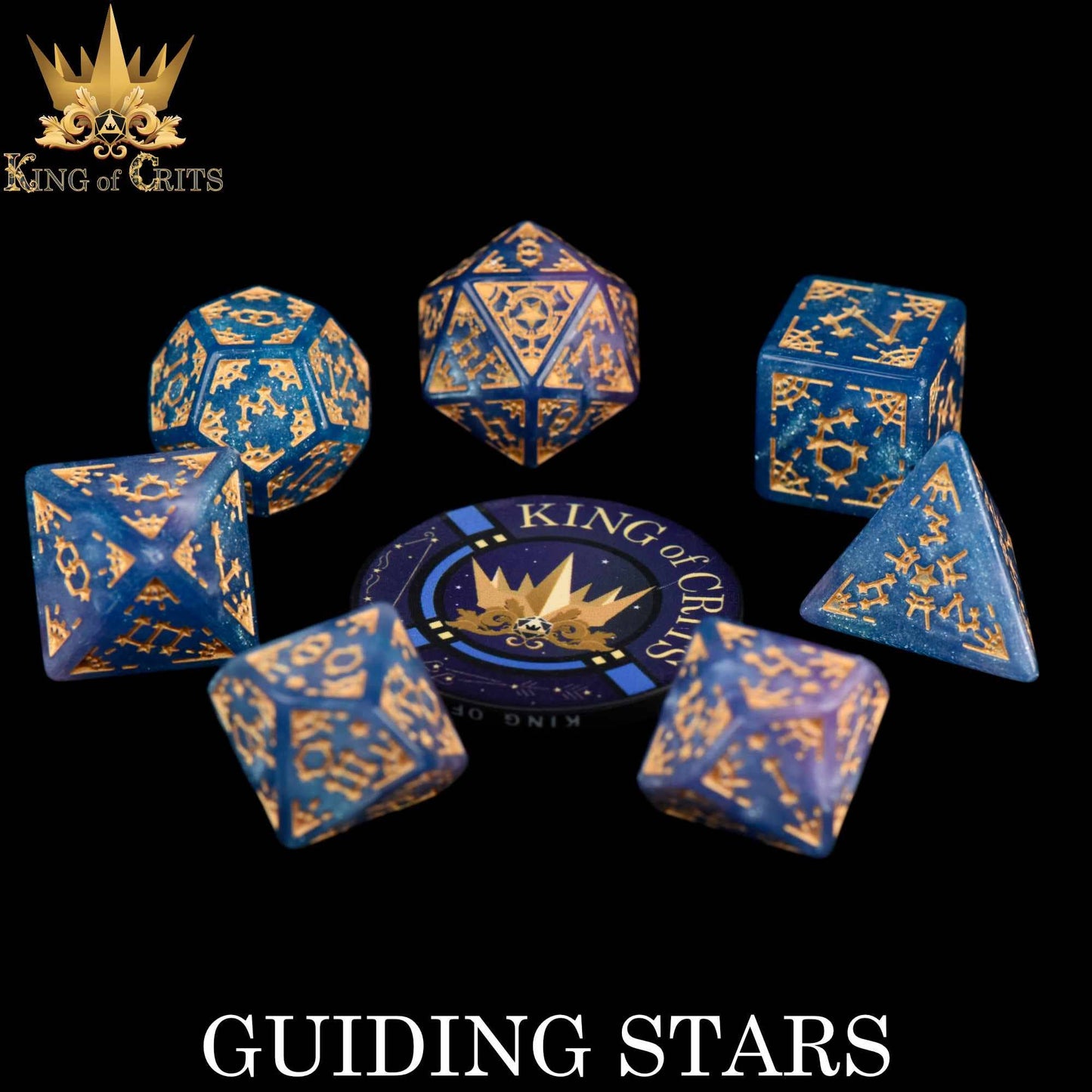 Dice Set - Guiding Stars - 7 Acrylic Set