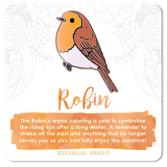 Robin Bird Enamel Pin