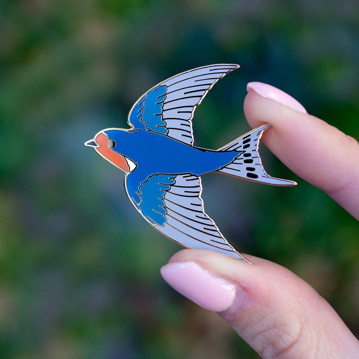 Swallow Bird Enamel Pin