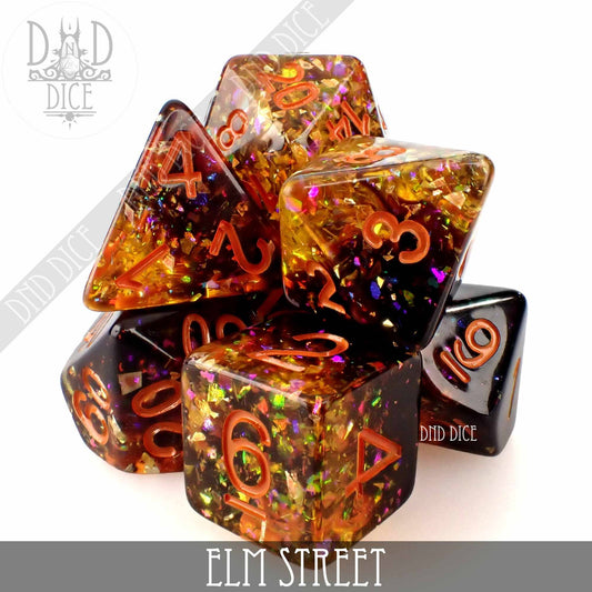 Dice Set - Elm Street - 7 Resin Dice