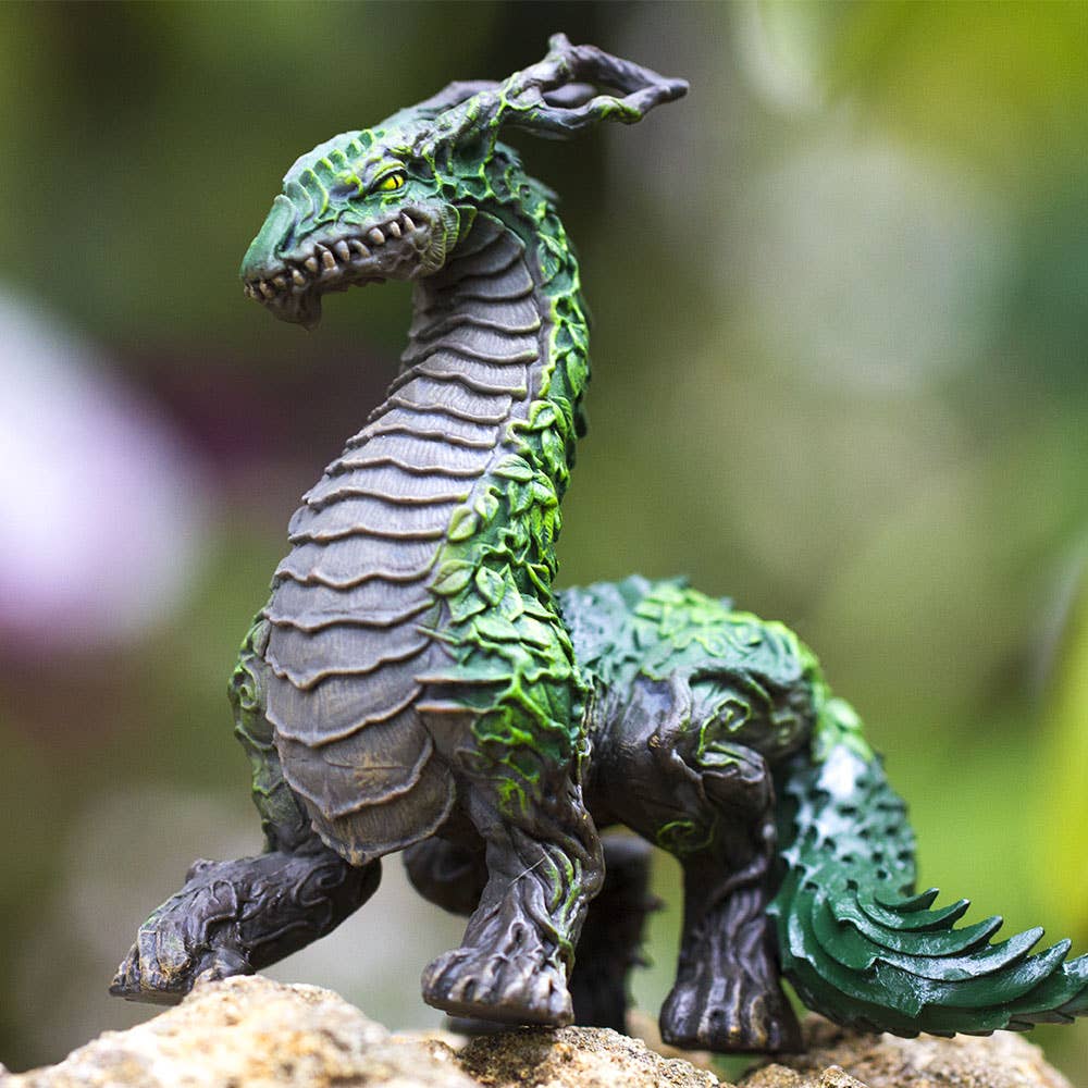 Jungle Dragon Fantasy Figure - Hand Painted & Collectible Toy - Safari Ltd 10150