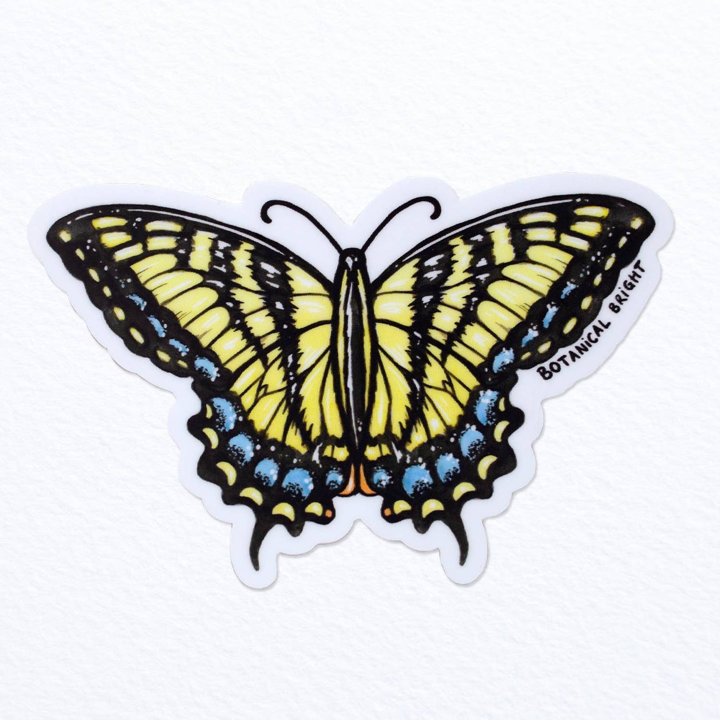 Swallowtail Butterfly Sticker - Waterproof Vinyl