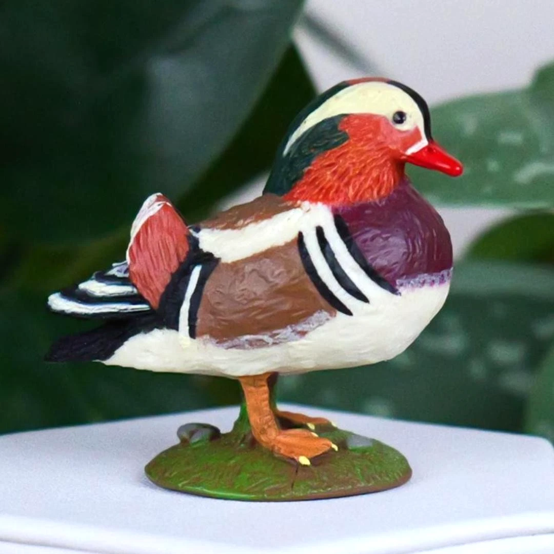 Mandarin Duck Figure - Hand Painted & Collectible Toy - Papo 51166