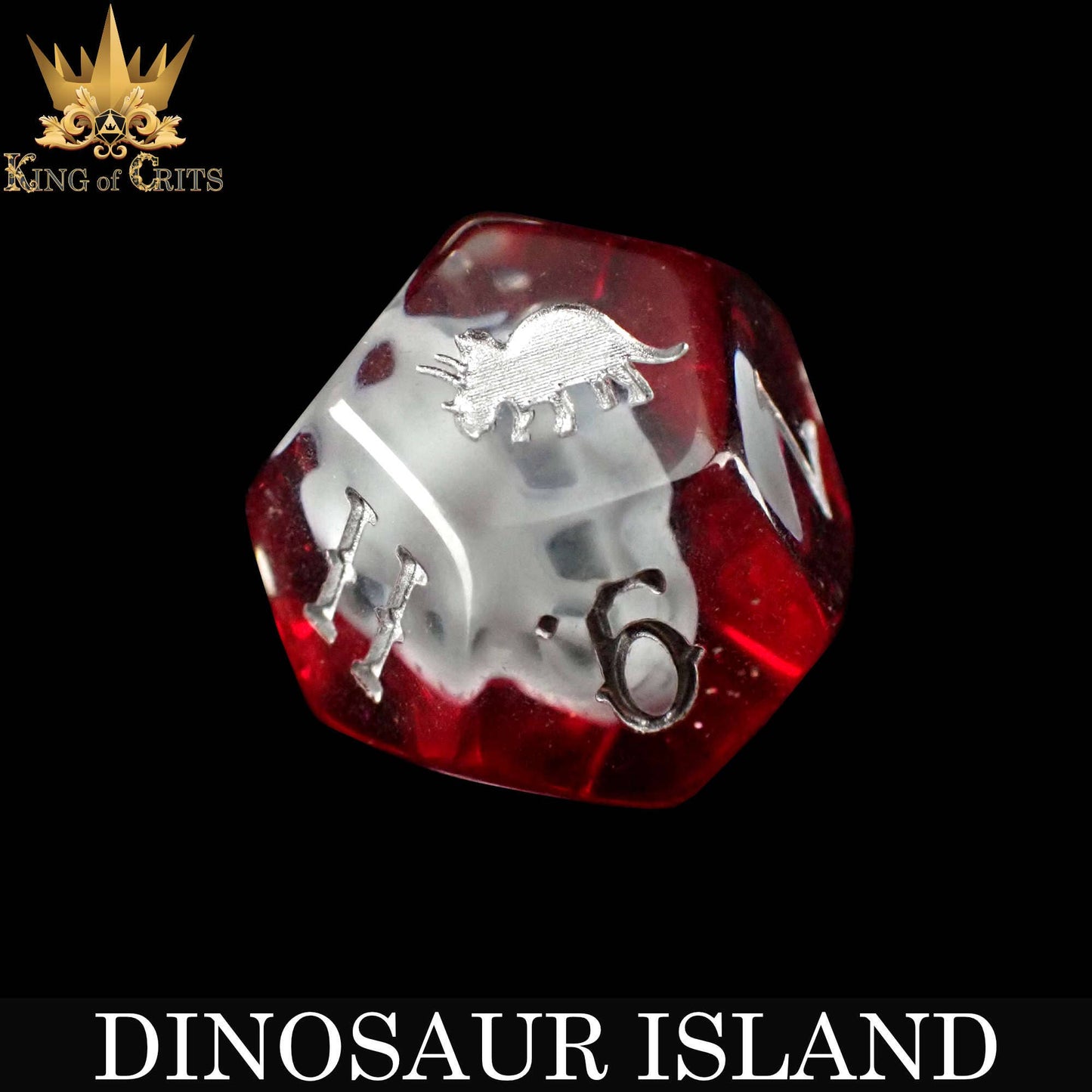 Dice Set - Dinosaur Island - 11 Resin Dice