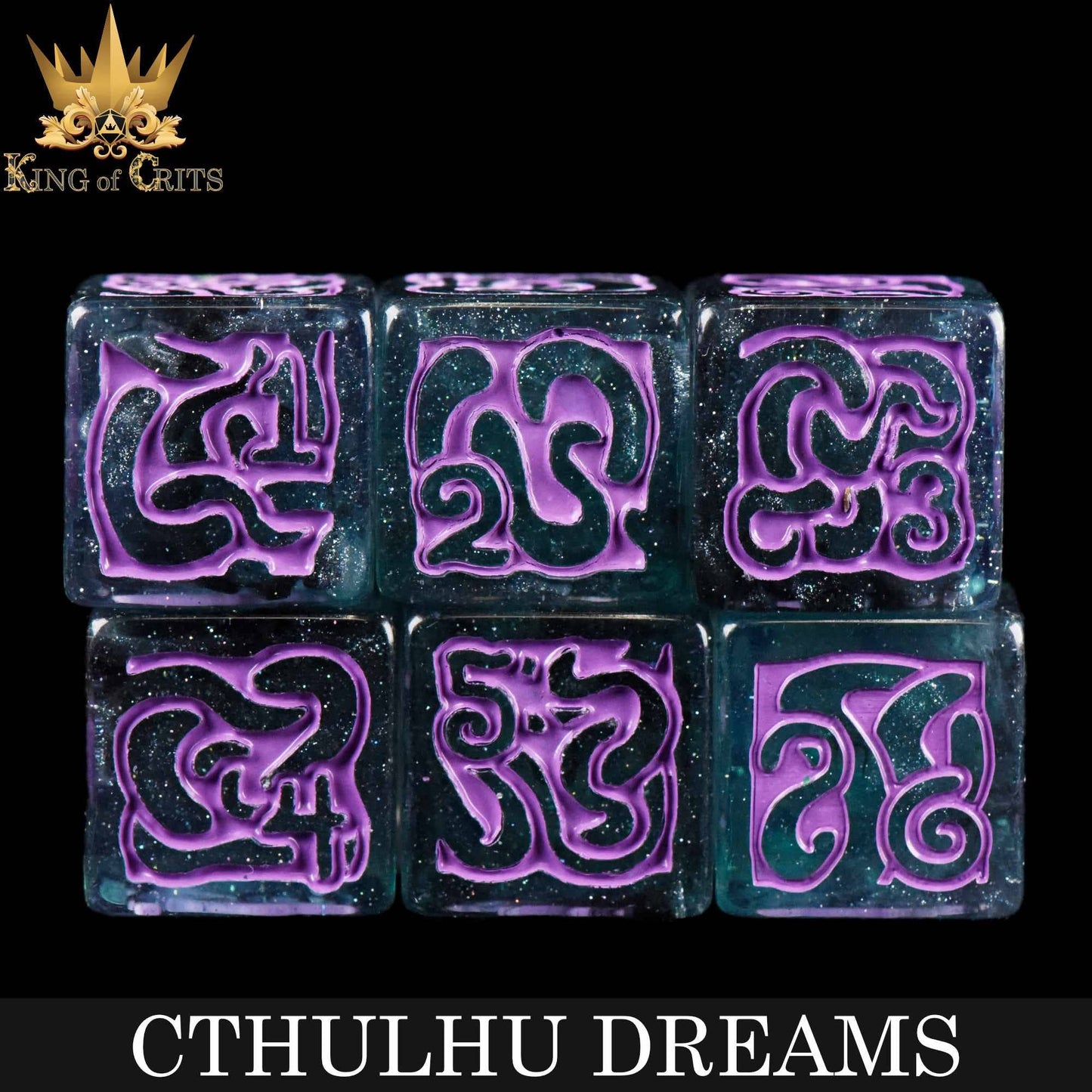 Dice Set - Cthulhu Dreams - 11 Resin Dice