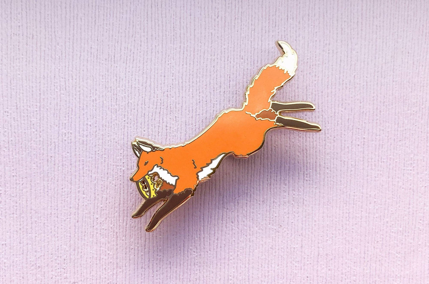 Red Fox Usurper Enamel Pin