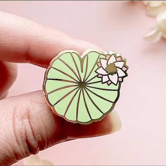 Water Lily Pad Enamel Pin