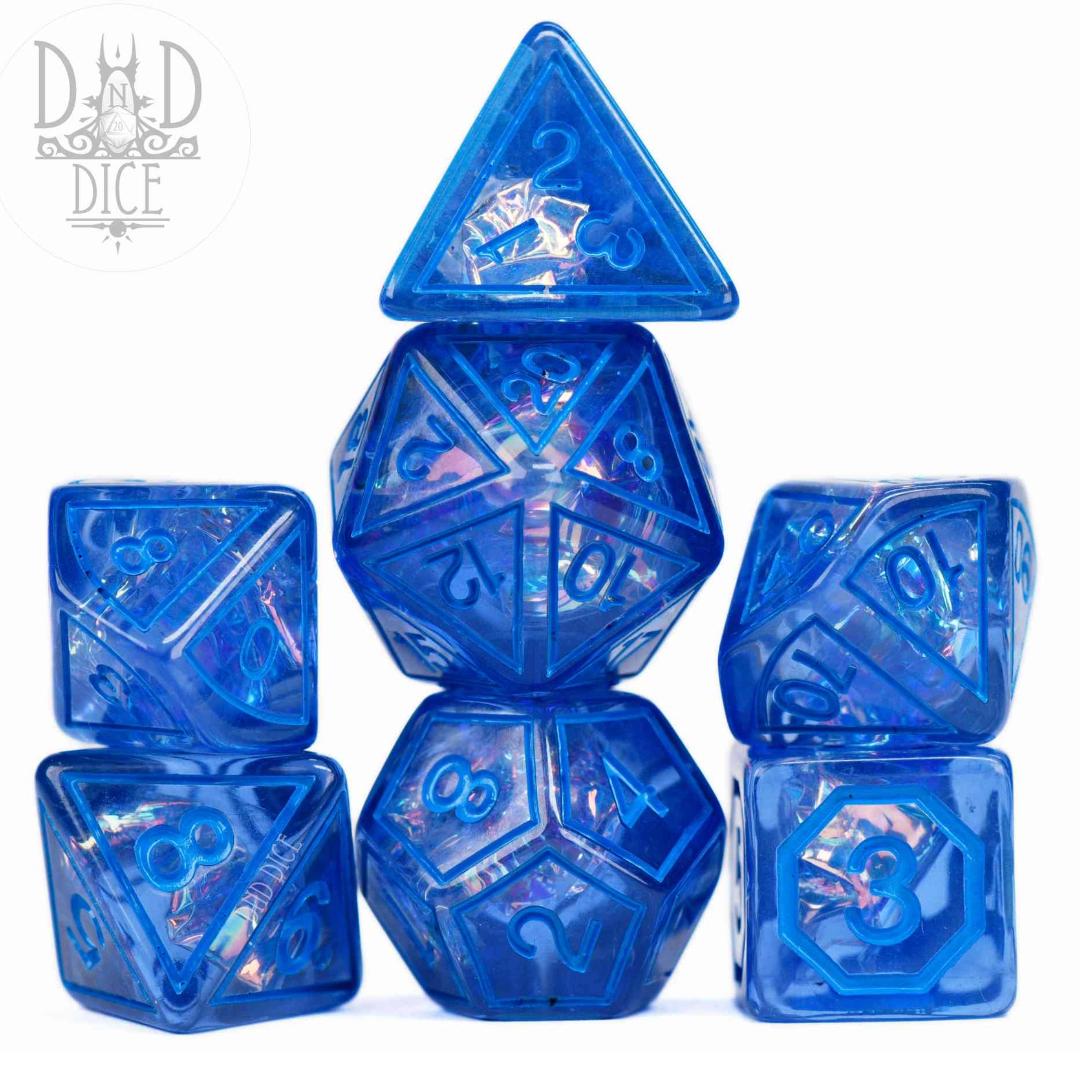 Dice Set - Crypto Whale - 7 Resin Dice