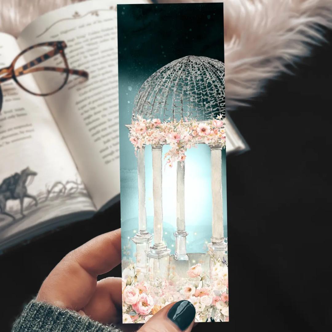 Garden Gazebo Dreamy Cardstock Bookmark