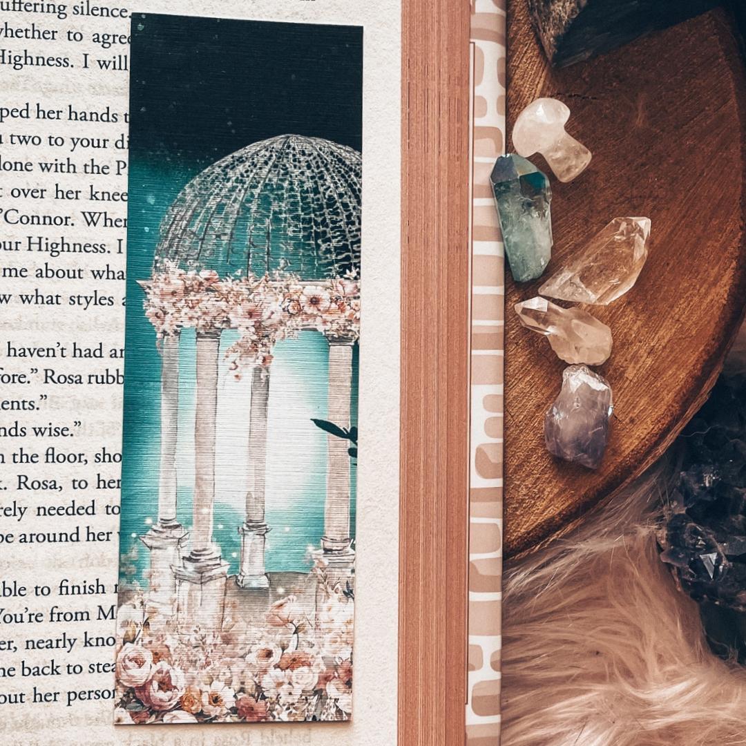 Garden Gazebo Dreamy Cardstock Bookmark