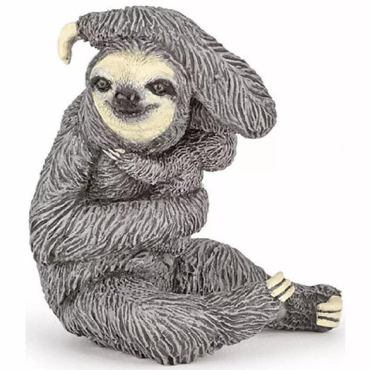 Mother & Baby Sloth Figure - Animal Toy - Hand Painted - Collectible - Papo 50214