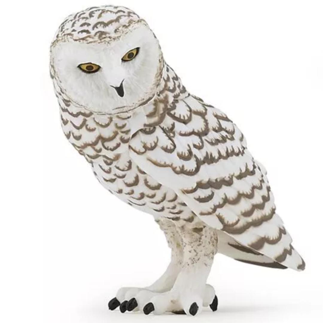 Snowy Owl Figure - Hand Painted & Collectible Toy - Papo 50167