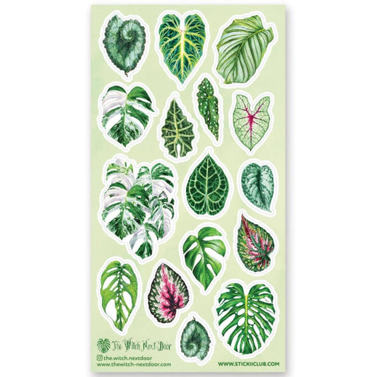 Gorgeous Greens Stickers - 1 Plant Sticker Sheet