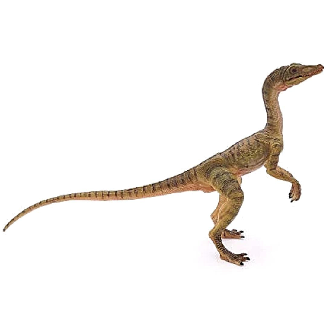 Compsognathus Dinosaur Figure - Hand Painted & Collectible Toy - Papo 55072
