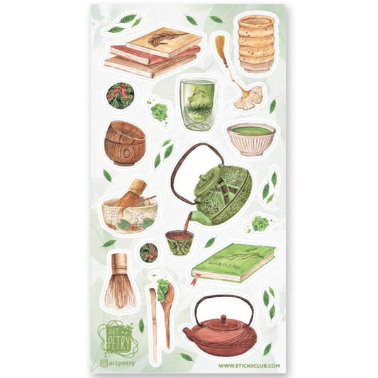 Matcha Tea Time - Sticker Sheet