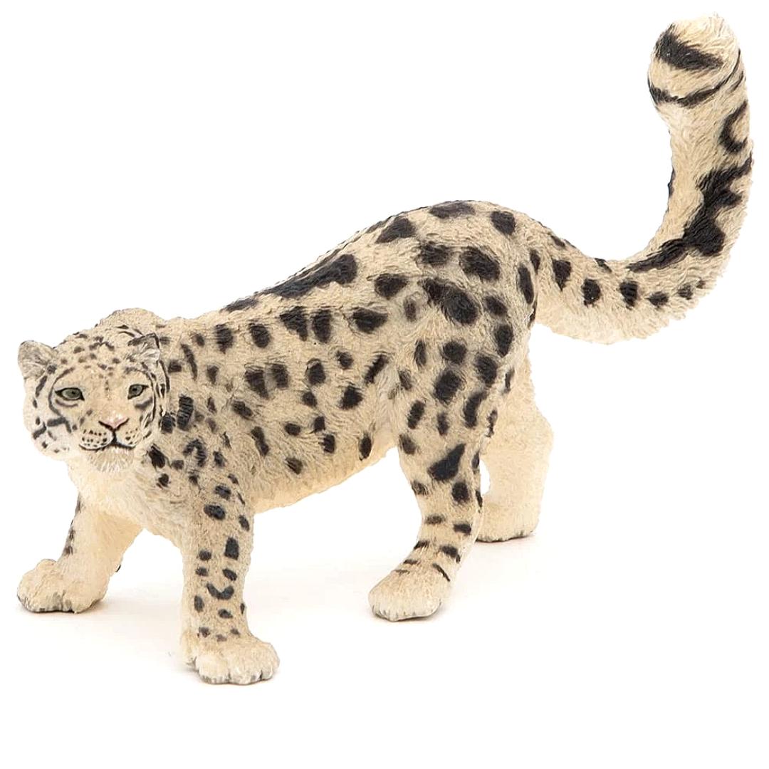 Snow Leopard Figure - Hand Painted & Collectible Toy - Papo 50160