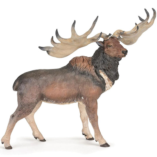 Megaloceros Prehistoric Figure - Hand Painted & Collectible Toy - Papo 55080