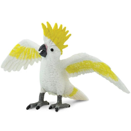 Cockatoo Bird Figure - Hand Painted & Collectible Toy - Safari Ltd 263829