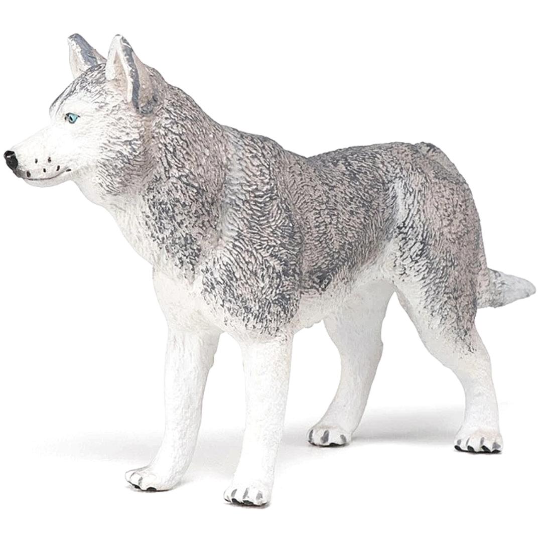 Siberian Husky Dog Figure - Hand Painted & Collectible Toy - Papo 54035
