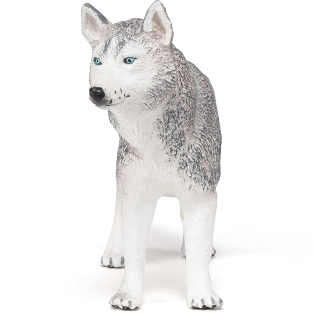 Siberian Husky Dog Figure - Hand Painted & Collectible Toy - Papo 54035