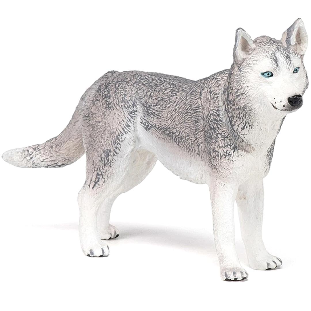 Siberian Husky Dog Figure - Hand Painted & Collectible Toy - Papo 54035