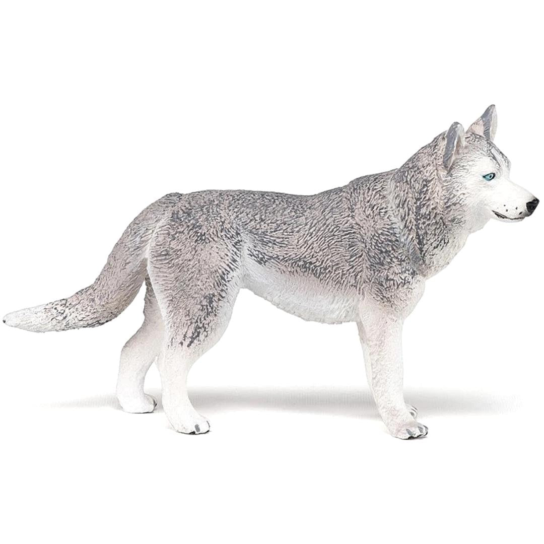 Siberian Husky Dog Figure - Hand Painted & Collectible Toy - Papo 54035