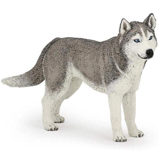 Siberian Husky Dog Figure - Hand Painted & Collectible Toy - Papo 54035