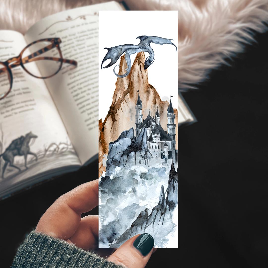 Dragon Castle Bookmark - Cardstock