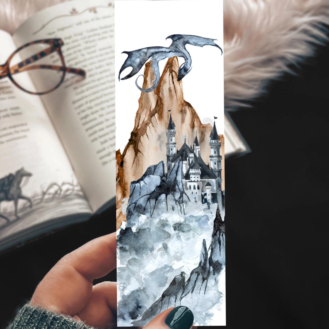 Dragon Castle Bookmark - Cardstock