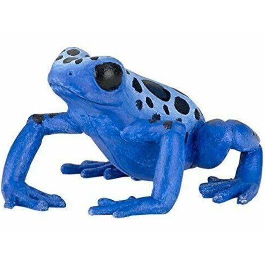 Equatorial Blue Frog Figure - Animal Toy - Hand Painted - Collectible - Papo 50175