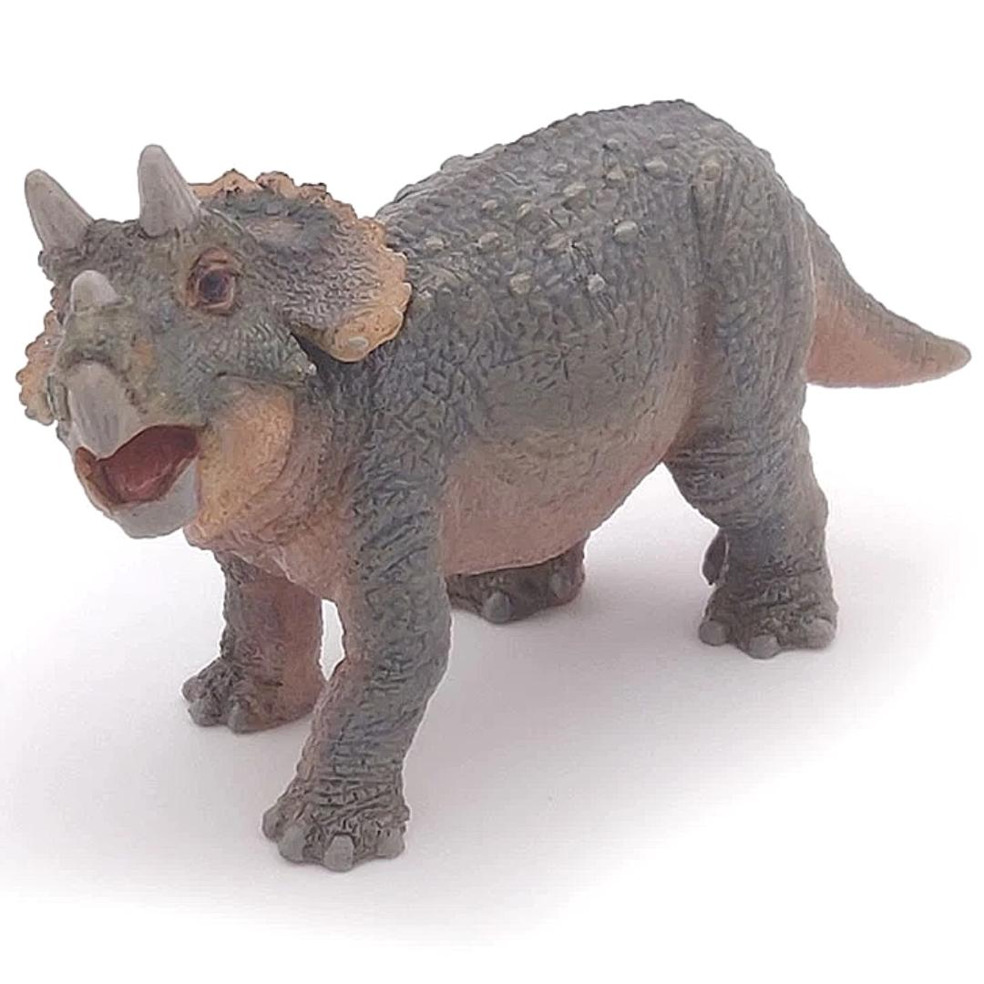 Young Triceratops Dinosaur Figure - Hand Painted & Collectible Toy - Papo 55036