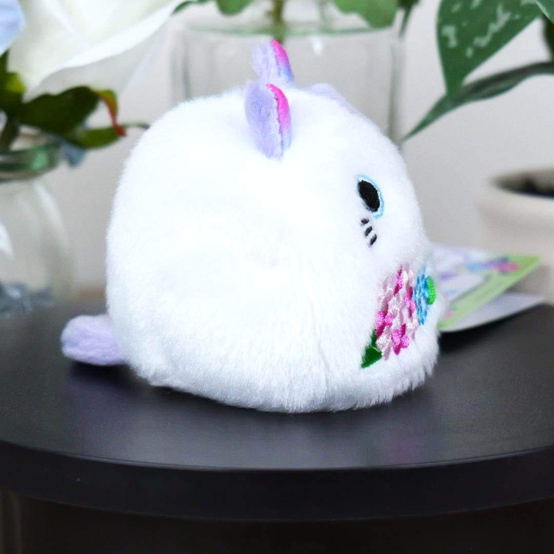 Neko Dango Beanbag Cat Plush - Hydrangea Flowers