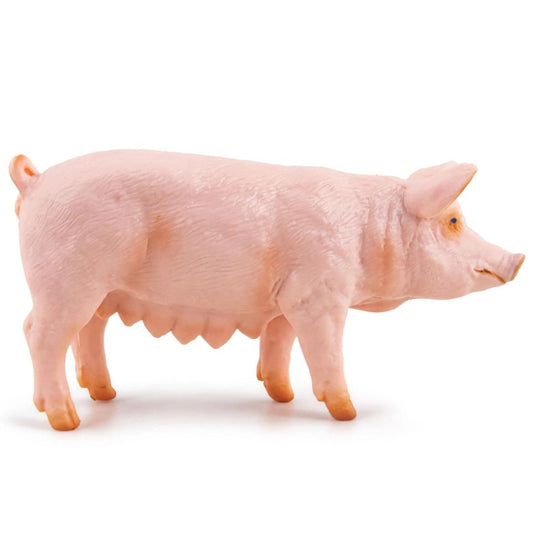 Sow Pig Figure - Hand Painted & Collectible Farm Animal Toy - Papo 51188