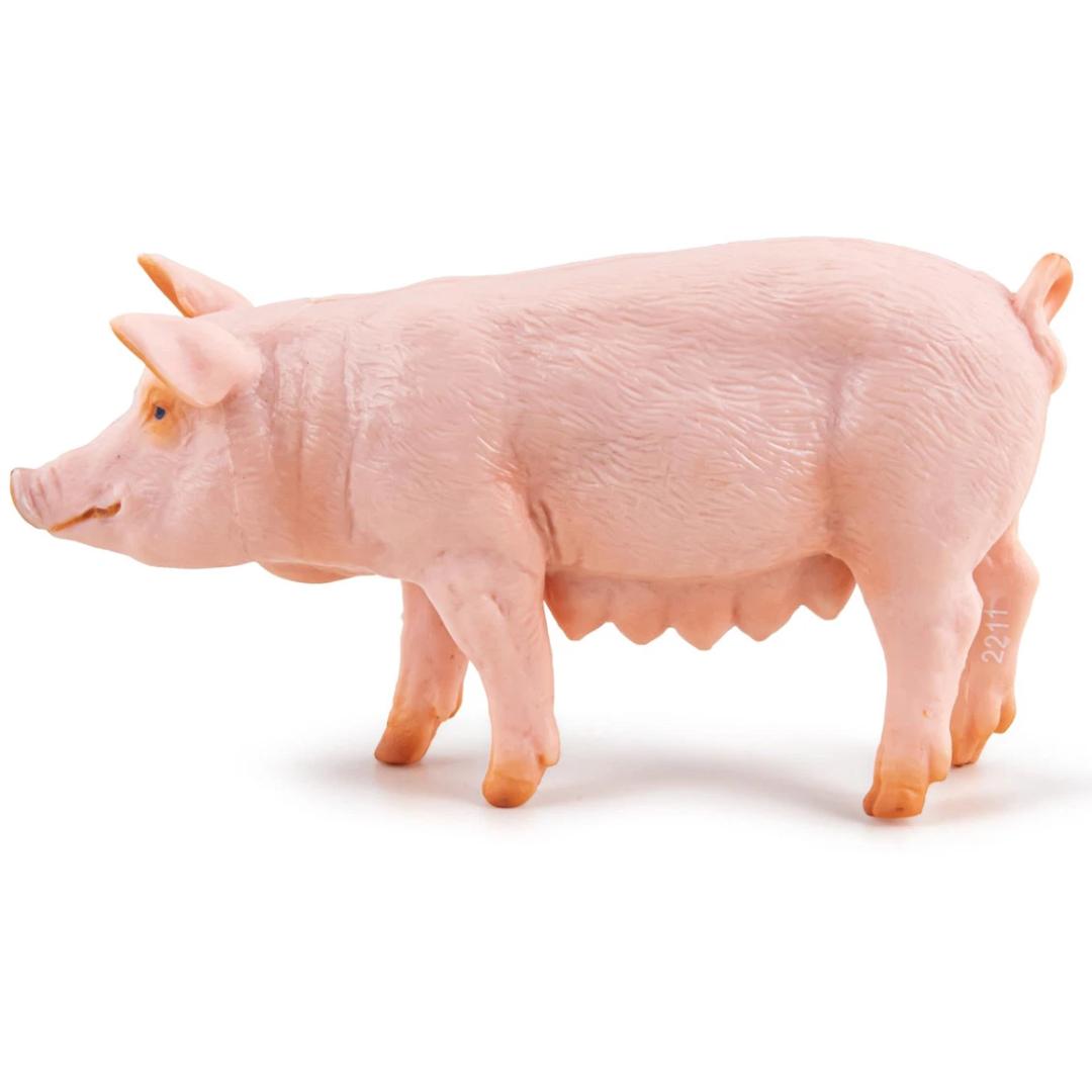 Sow Pig Figure - Hand Painted & Collectible Farm Animal Toy - Papo 51188