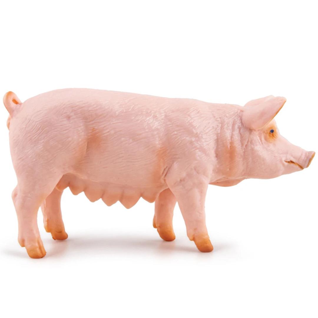 Sow Pig Figure - Hand Painted & Collectible Farm Animal Toy - Papo 51188