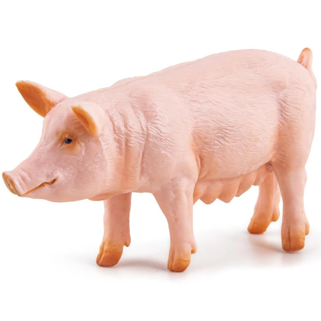 Sow Pig Figure - Hand Painted & Collectible Farm Animal Toy - Papo 51188