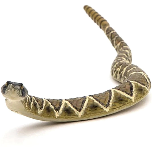 Rattlesnake Figure - Snake - Hand Painted - Collectible - Papo 50237