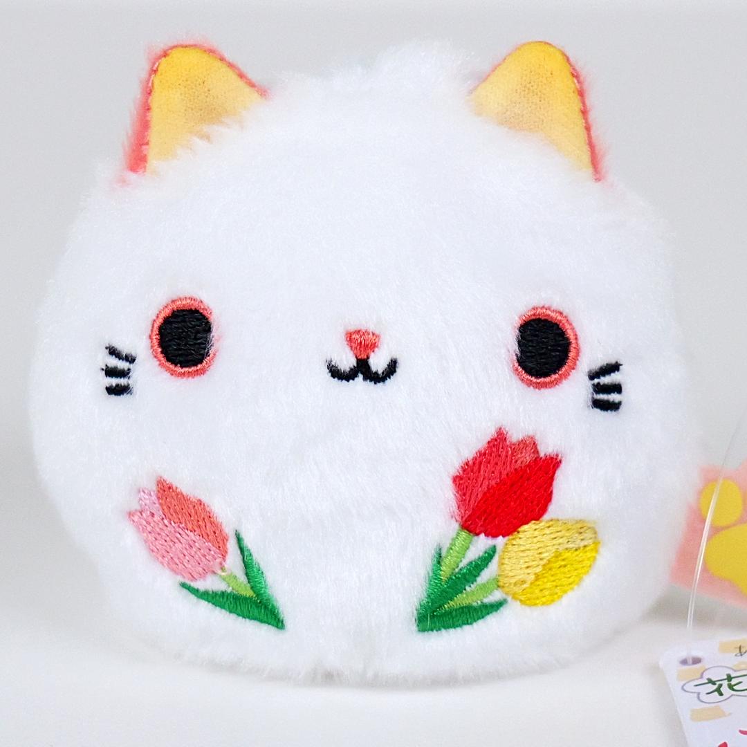 Neko Dango Beanbag Cat Plush - Tulip Flowers
