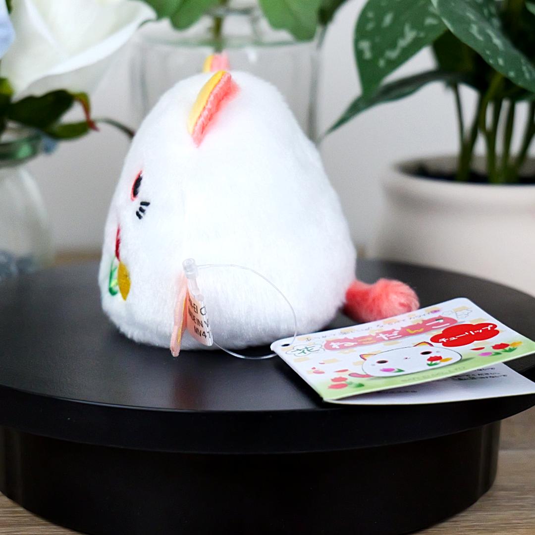 Neko Dango Beanbag Cat Plush - Tulip Flowers
