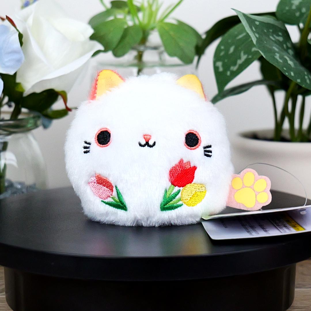 Neko Dango Beanbag Cat Plush - Tulip Flowers
