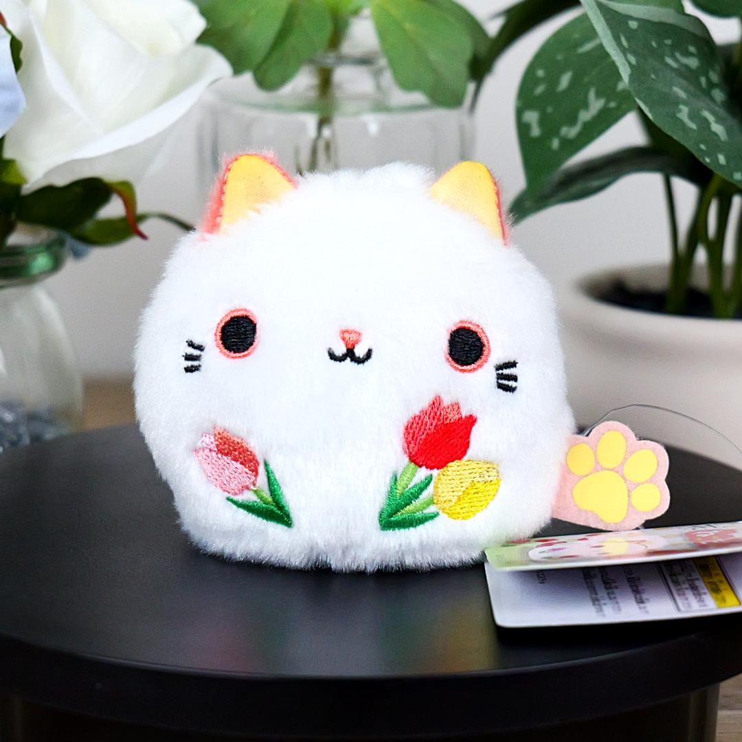 Neko Dango Beanbag Cat Plush - Tulip Flowers