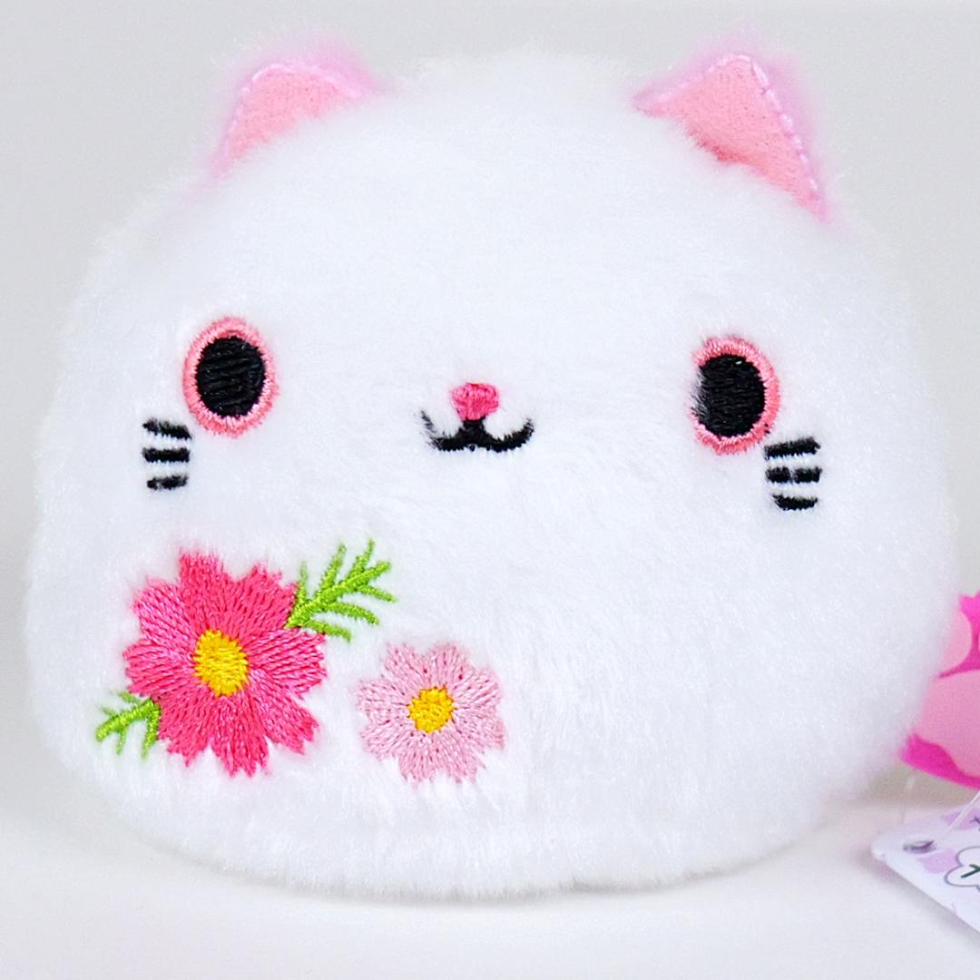 Neko Dango Beanbag Cat Plush - Cosmos Flowers