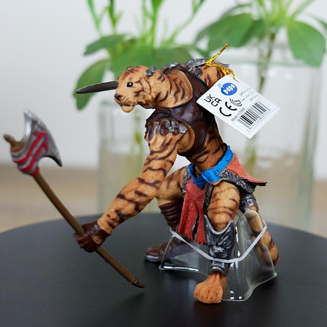 Tiger Mutant Figure - Fantasy Toy - Hand Painted & Collectible - Papo 38954