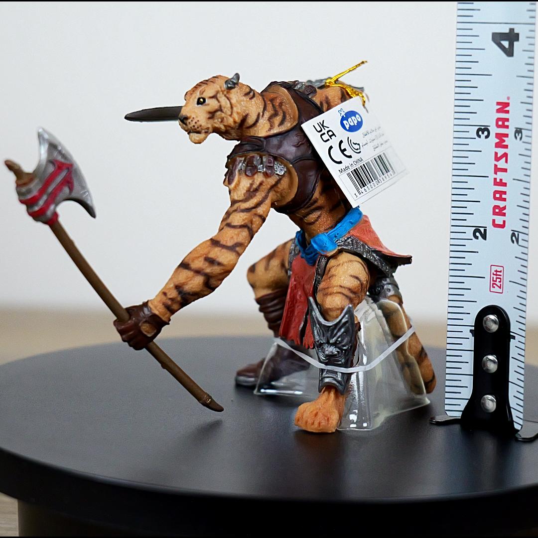 Tiger Mutant Figure - Fantasy Toy - Hand Painted & Collectible - Papo 38954