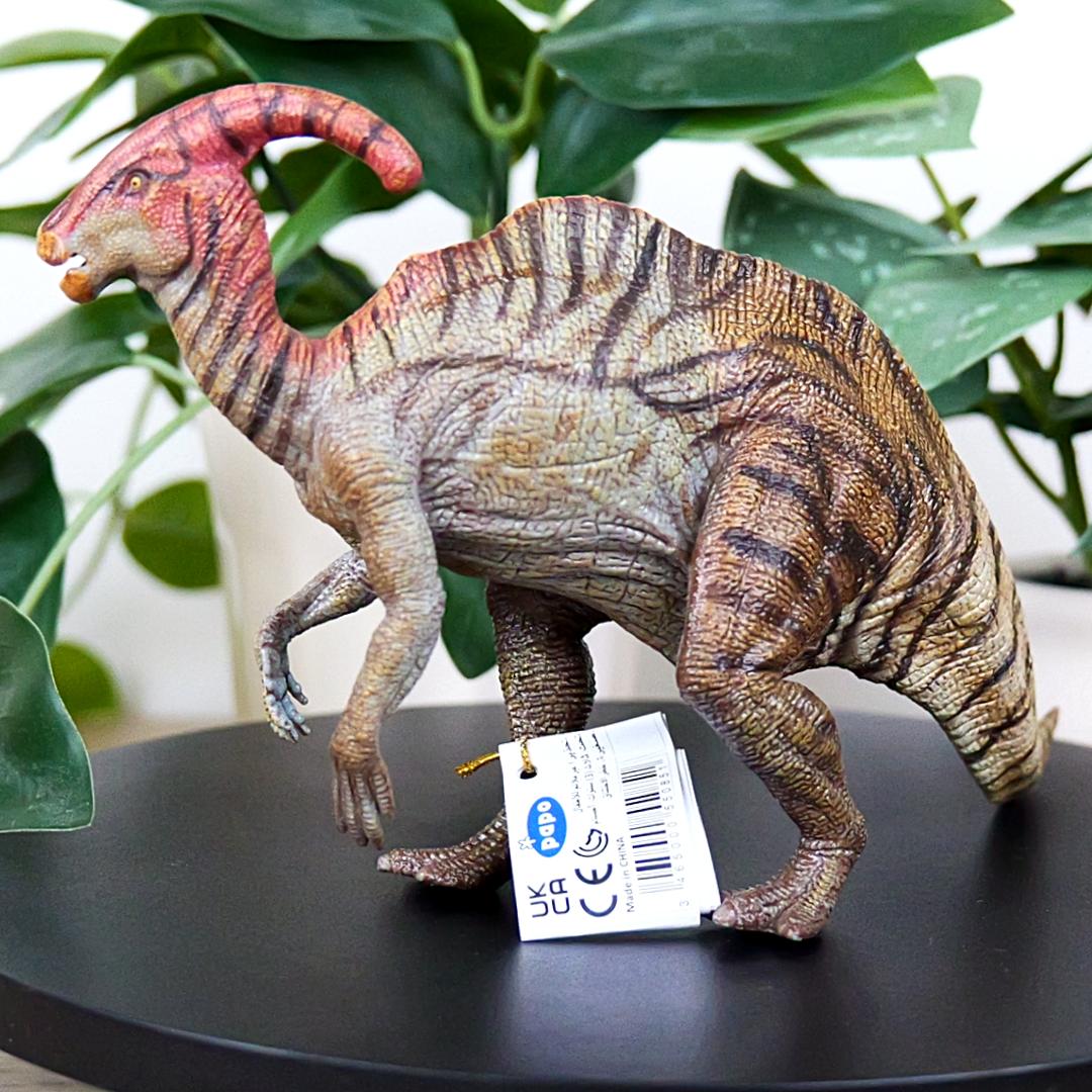 Parasaurolophus Dinosaur Figure - Hand Painted & Collectible Toy Figurine - Papo
